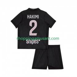 Maillot de Foot Paris Saint-Germain Achraf Hakimi 2 Enfant 4ème 2025-2026 Manche Courte