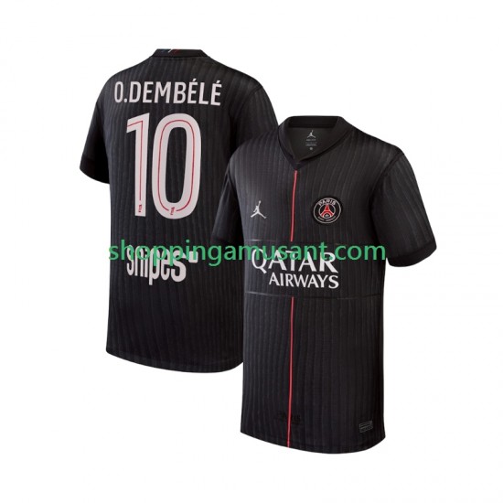 Maillot de Foot Paris Saint-Germain Ousmane Dembele 10 Homme 4ème 2025-2026 Manche Courte