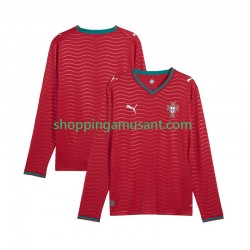 Maillot de Foot Portugal Homme Domicile Coupe du Monde 2026 Manche Longue