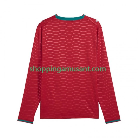 Maillot de Foot Portugal Homme Domicile Coupe du Monde 2026 Manche Longue