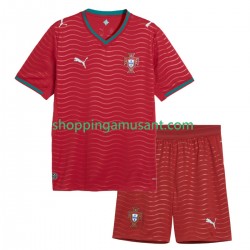 Maillot de Foot Portugal Enfant Domicile Coupe du Monde 2026 Manche Courte