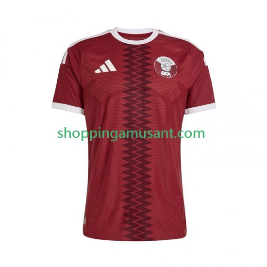 Maillot de Foot Qatar Homme Domicile Coupe du Monde 2026 Manche Courte