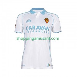 Maillot de Foot Real Zaragoza Homme Domicile 2025-2026 Manche Courte