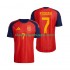 Maillot de Foot Espagne Ferran Torres 7 Homme Domicile Coupe du Monde 2026 Manche Courte