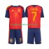 Maillot de Foot Espagne Ferran Torres 7 Enfant Domicile Coupe du Monde 2026 Manche Courte