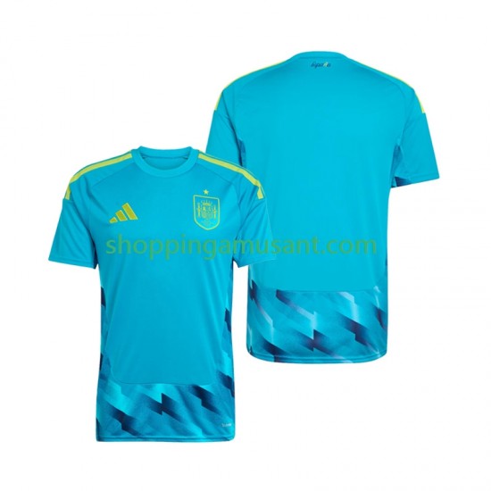 Maillot de Foot Espagne Gardien Homme Domicile Coupe du Monde 2026 Manche Courte