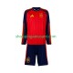 Maillot de Foot Espagne Enfant Domicile Coupe du Monde 2026 Manche Longue