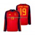 Maillot de Foot Espagne Lamine Yamal 19 Homme Domicile Coupe du Monde 2026 Manche Longue