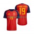 Maillot de Foot Espagne Lamine Yamal 19 Homme Domicile Coupe du Monde 2026 Manche Courte
