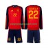 Maillot de Foot Espagne Marc Cucurella 22 Enfant Domicile Coupe du Monde 2026 Manche Longue