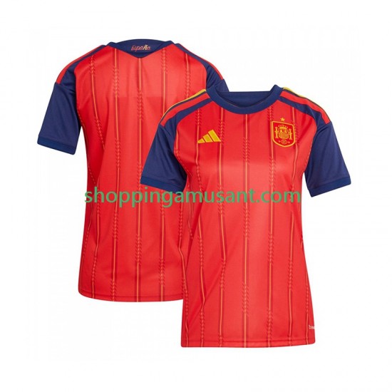 Maillot de Foot Espagne Féminine Domicile Coupe du Monde 2026 Manche Courte