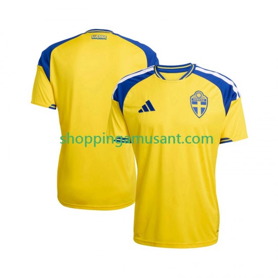 Maillot de Foot Suède Homme Domicile 2026 Manche Courte