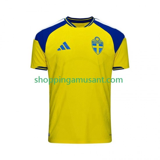 Maillot de Foot Suède Homme Domicile 2026 Manche Courte
