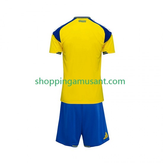 Maillot de Foot Suède Enfant Domicile 2026 Manche Courte