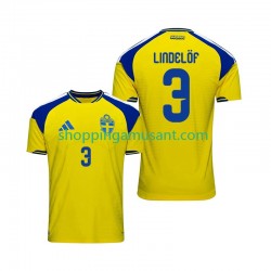 Maillot de Foot Suède Victor Lindelof 3 Homme Domicile 2026 Manche Courte
