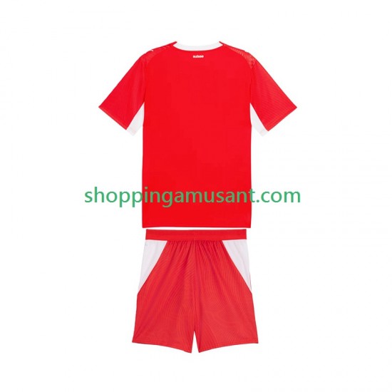 Maillot de Foot Suisse Enfant Domicile Coupe du Monde 2026 Manche Courte
