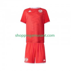 Maillot de Foot Tunisie Enfant Domicile 2025 Manche Courte