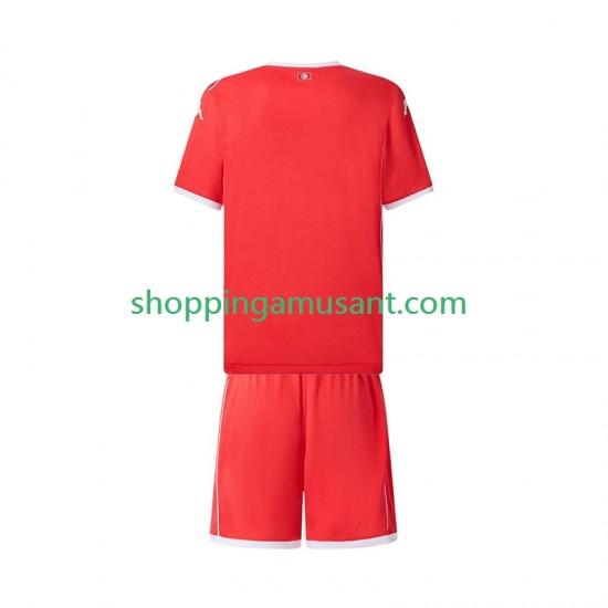Maillot de Foot Tunisie Enfant Domicile 2025 Manche Courte