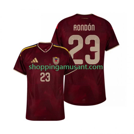 Maillot de Foot Venezuela Salomon Rondon 23 Homme Domicile 2026 Manche Courte