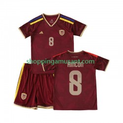 Maillot de Foot Venezuela Tomas Rincon 8 Enfant Domicile 2026 Manche Courte