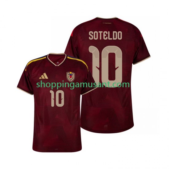 Maillot de Foot Venezuela Yeferson Soteldo 10 Homme Domicile 2026 Manche Courte