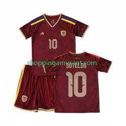Maillot de Foot Venezuela Yeferson Soteldo 10 Enfant Domicile 2026 Manche Courte