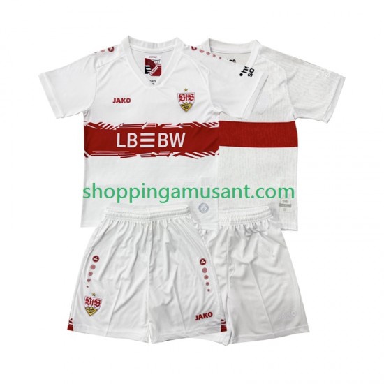 Maillot de Foot VfB Stuttgart Enfant Domicile 2025-2026 Manche Courte