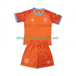 Maillot de Foot West Ham United Gardien Enfant Extérieur 2025-2026 Manche Courte
