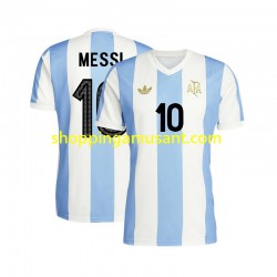 Maillot de Foot Argentine Lionel Messi 10 50 Anniversary Homme Domicile Manche Courte
