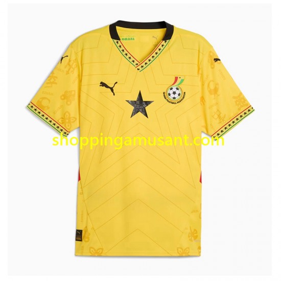 Maillot de Foot Ghana Homme Extérieur 2024 Manche Courte