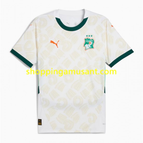 Maillot de Foot Côte d'Ivoire Homme Extérieur 2025 Manche Courte