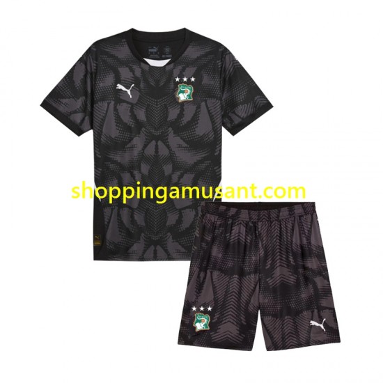 Maillot de Foot Côte d'Ivoire Gardien Enfant Domicile 2025 Manche Courte