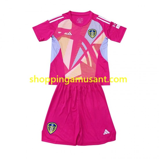 Maillot de Foot Leeds United Gardien Enfant Neutre 2024-2025 Manche Courte