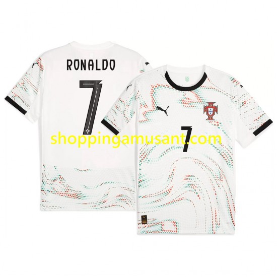 Maillot de Foot Portugal RONALDO 7 Homme Extérieur 2025 Manche Courte