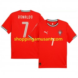 Maillot de Foot Portugal RONALDO 7 Homme Domicile 2025 Manche Courte