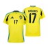 Maillot de Foot Suède Viktor Gyokeres 17 Homme Domicile 2024 Manche Courte