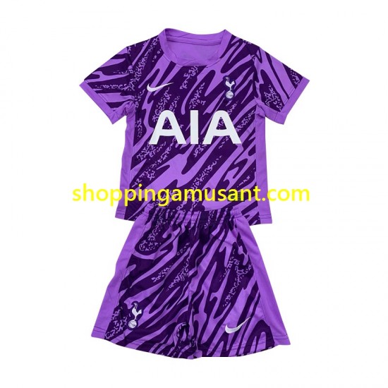 Maillot de Foot Tottenham Hotspur Gardien Enfant Neutre 2024-2025 Manche Courte
