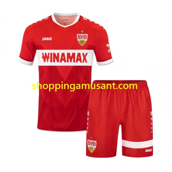Maillot de Foot VfB Stuttgart Enfant Extérieur 2024-2025 Manche Courte