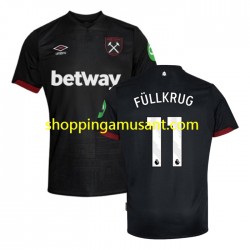 Maillot de Foot West Ham United FULLKRUG 11 Homme Extérieur 2024-2025 Manche Courte