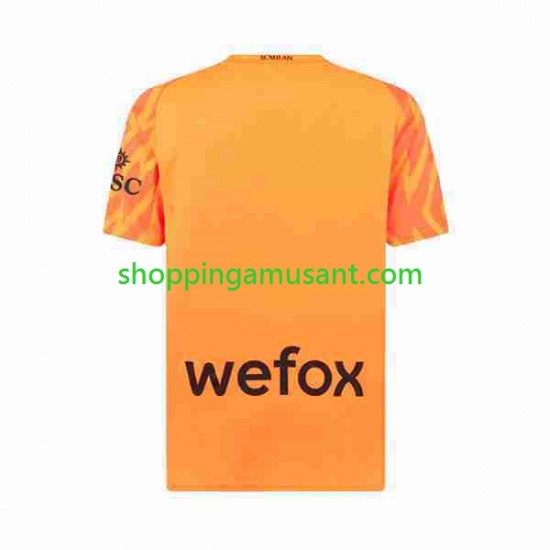 Maillot de Foot AC Milan Gardien Homme Extérieur 2023-2024 Manche Courte