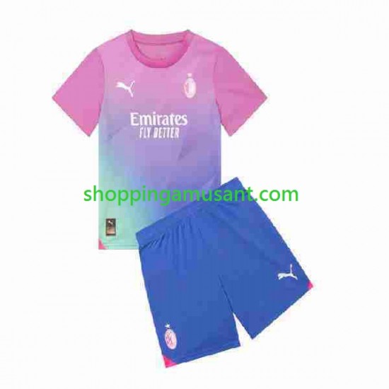 Maillot de Foot AC Milan Enfant Neutre 2023-2024 Manche Courte