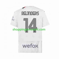 Maillot de Foot AC Milan Tijjani Reijnders 14 Homme Extérieur 2023-2024 Manche Courte