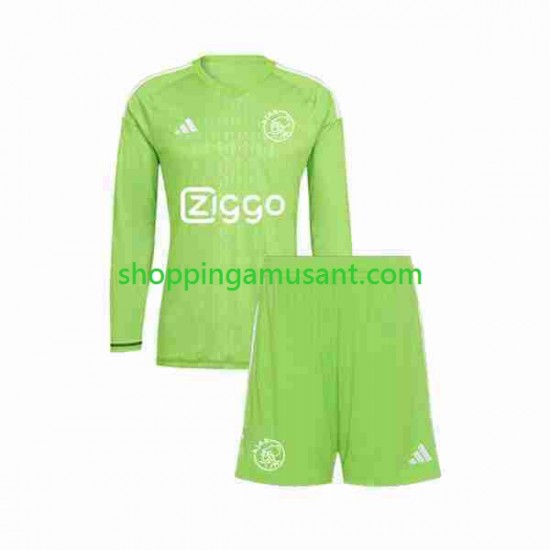 Maillot de Foot Ajax Amsterdam Gardien Enfant Domicile 2023-2024 Manche Longue