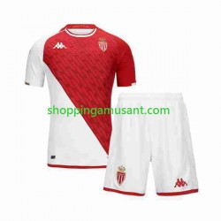 Maillot de Foot AS Monaco Enfant Domicile 2023-2024 Manche Courte