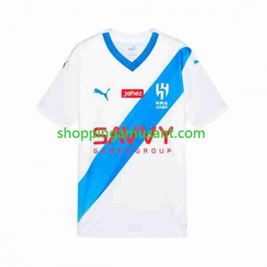 Maillot de Foot Al Hilal Neymar JR 10 Homme Extérieur 2023-2024 Manche Courte
