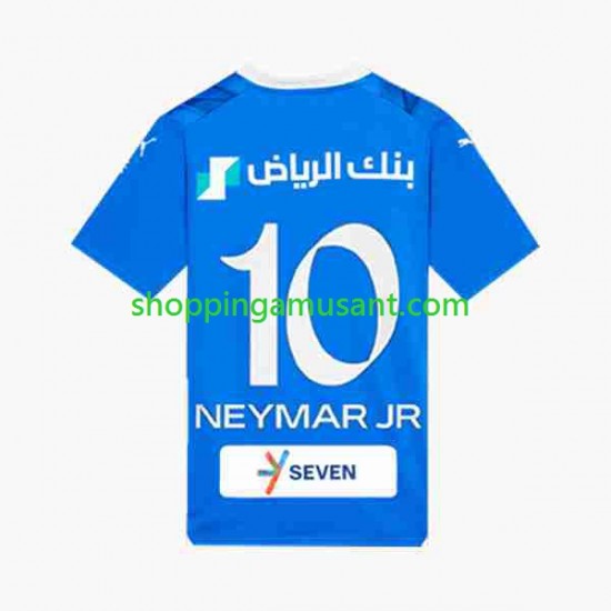 Maillot de Foot Al Hilal Neymar JR 10 Homme Domicile 2023-2024 Manche Courte