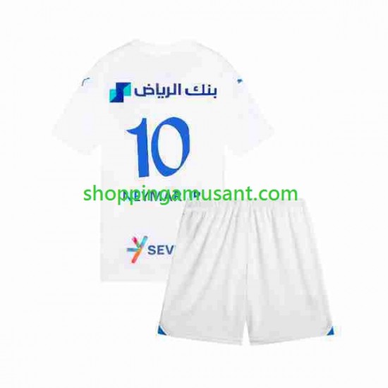 Maillot de Foot Al Hilal Neymar JR 10 Enfant Extérieur 2023-2024 Manche Courte