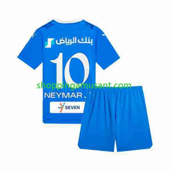 Maillot de Foot Al Hilal Neymar JR 10 Enfant Domicile 2023-2024 Manche Courte