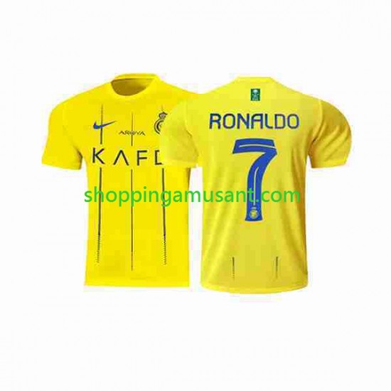 Maillot de Foot Al-Nassr Ronaldo 7 Homme Domicile 2023-2024 Manche Courte