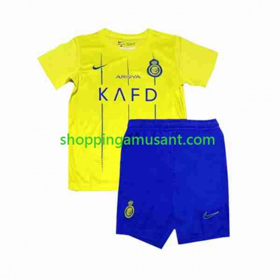 Maillot de Foot Al-Nassr Ronaldo 7 Enfant Domicile 2023-2024 Manche Courte